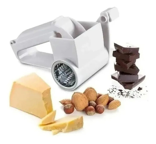 Rallador De Queso Vegetales Con Cuchilla Acero Inox Manual