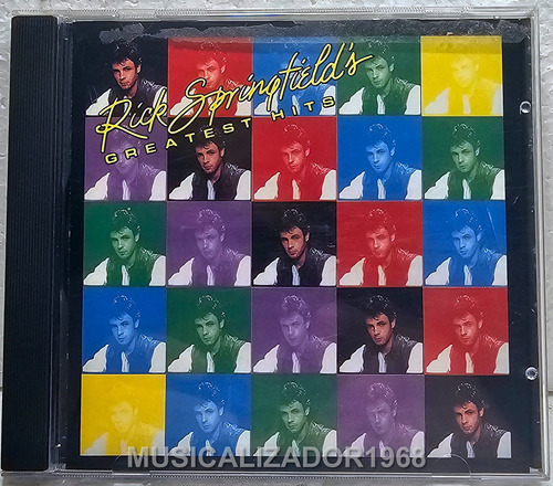  Rick Springfield - Greatest Hits Cd Importado Impecable 