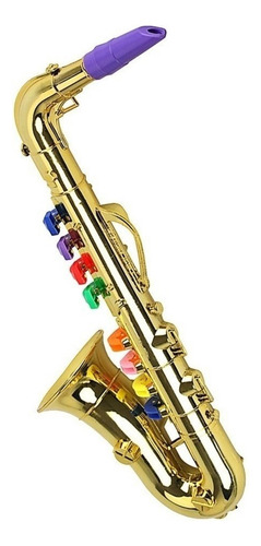 . Toca El Saxofón Con 8 Teclas De Colores Instrumento