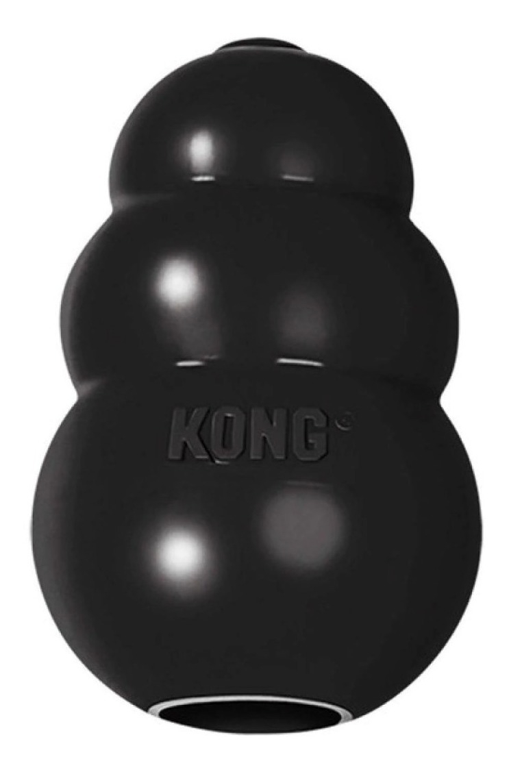 Kong Extreme Juguete Resistente Rellenable L Perro Grande Color Negro