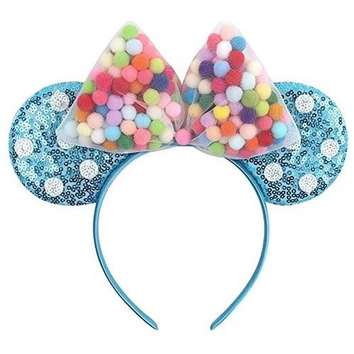 Foeran Mouse Ears Headbands Bolos Brillantes Mouse Yv7ts