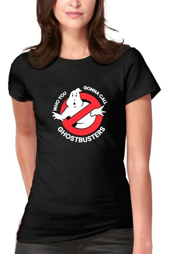 Polera Ghosbusters Cazafantasma Moda Mujer