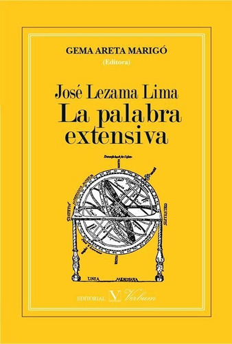 Josãâ© Lezama Lima. La Palabra Extensiva, De Vários Autores. Editorial Verbum, Tapa Blanda En Español