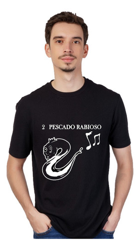 Remera Negra - El Flaco Spinetta - Unisex - Manga Corta Rock