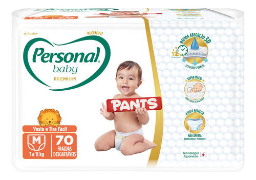 Fraldas Personal Baby Premium Pants M