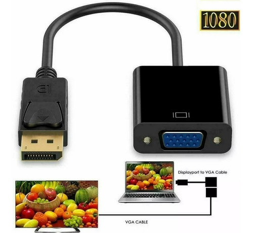 Adaptador Display Port A Vga Displayport