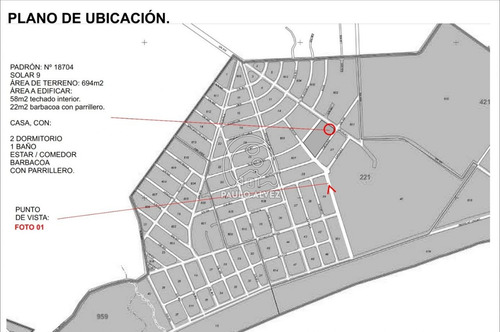 Casas Venta 2 Dormitorios Punta Negra
