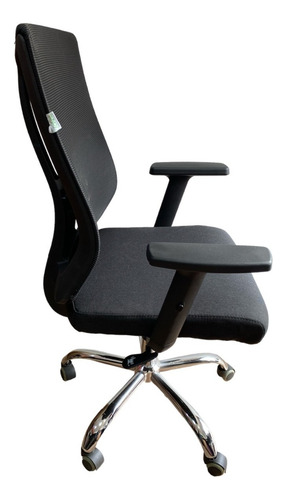 Silla De Oficina Ejecutiva Lajas Color Negro Ergonómica