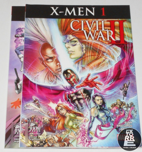 X-men: Civil War Ii - Completo 2 Tomos - Ovni Press 