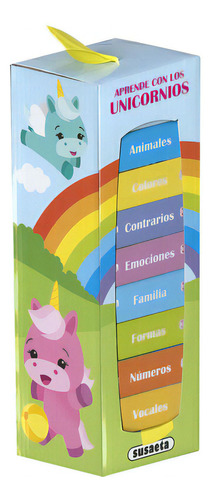 Aprende Con Los Unicornios ( Libro Original ), De Susaeta Ediciones, Susaeta Ediciones. Editorial Susaeta Ediciones S.a En Español