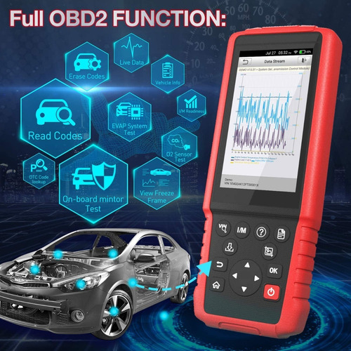 Escaner Launch Para Programar Inyectores X431 Crp429c Obd2