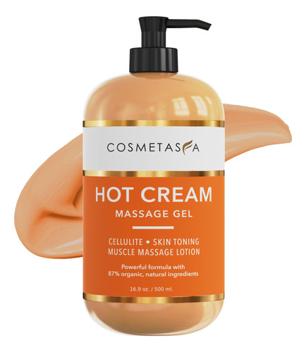 Cosmetasa Gel De Masaje De Crema Caliente, Crema Natural Y 8