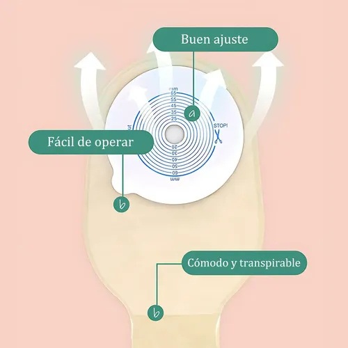 Bolsa De Colostomía Pack De 10 Unidades