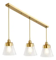 Comprar Revika Candelabro Led 3 Luz Lampara Colgante Moderna Cristal
