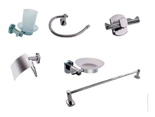 Set Accesorios Baño Olympo Sanitario Decoracion Hogar