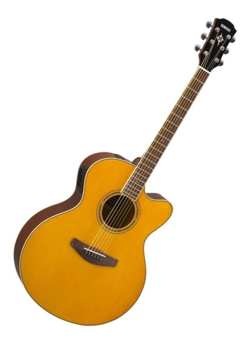 Guitarra Electroacústica Yamaha CPX600 para diestros vintage tint brillante