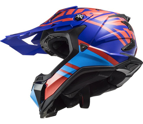 Casco Moto Cross Enduro Ls2 Mx 700 Gammax Solomototeam