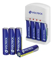 Comprar Pilas Recargables 8 Pzas Aaa, Aa + Cargador De Pilas Volteck
