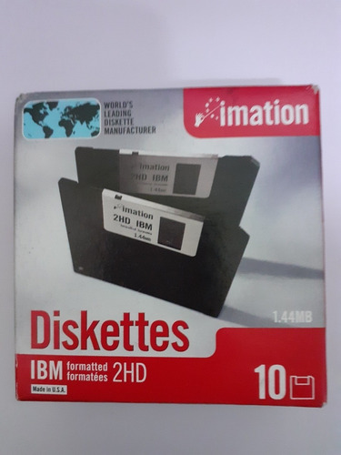 Imagen 1 de 2 de Caja 10 Diskette Imation 1.44 Mb Sellada, Coleccionistas.