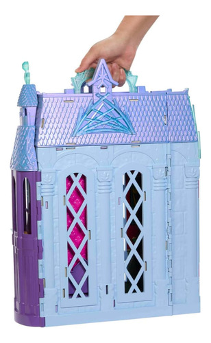 Disney Frozen Ii Castillo Arendell Casa De Muñecas Portátil