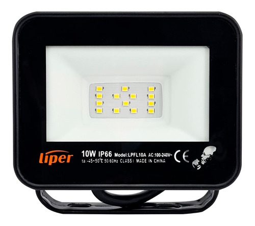 Foco Led 10w Luz Blanca Fria Exterior Ip65 Premium Calidad ®