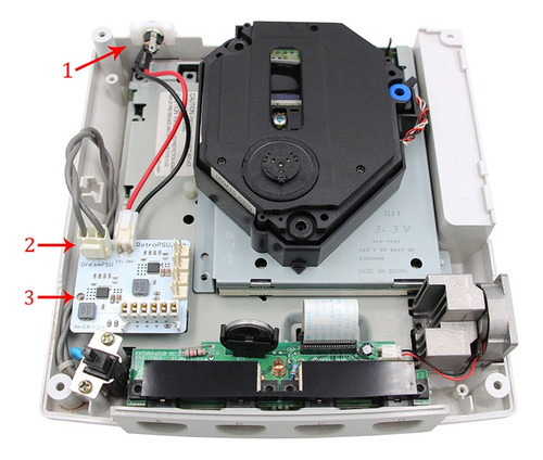 Para La Consola De Juegos Dreamcast Dreampsu Power Board 12v