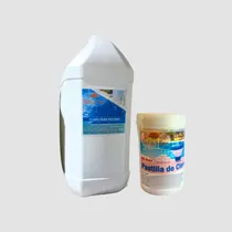 Comprar Cloro Liquido 10 Lts + 5 Pastillas De Cloro Triple Accion