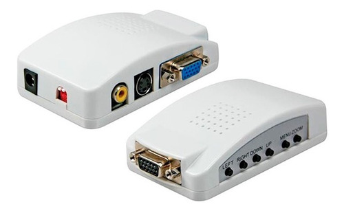 Conversor Vga A Rca Video Compuesto Premium Dvr A Tv Gtia