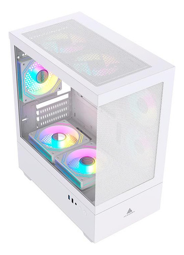 Gabinete Gamer Acegeek Elysium Mid-tower Lateral De Vidro Wh