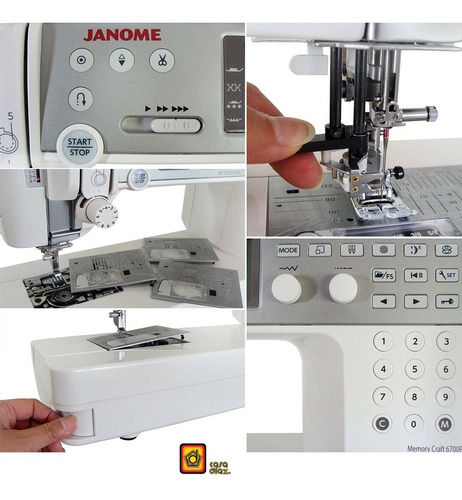 Imagen 5 de 5 de Máquina De Coser Janome Computarizada Mc6700p