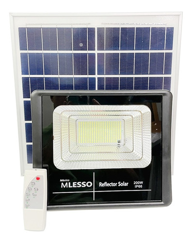 10 Reflector Led Recargable 200w Panel Solar Independiente