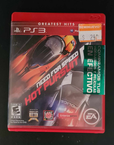 Need For Speed Hot Pursuit - Ps3 