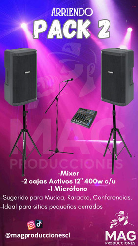 Arriendo Amplificación Para Todo Tipo De Eventos