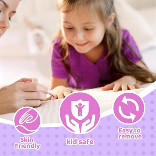 Juego De Esmaltes De Uñas Para Niñas Con Secadora,