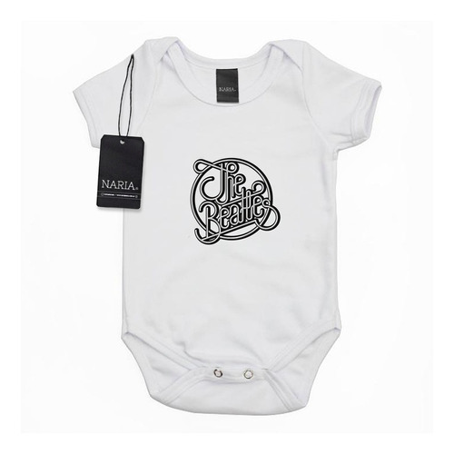 Body Bebe Manga Corta The Beatles Dibujo Art Logo - Mutb4