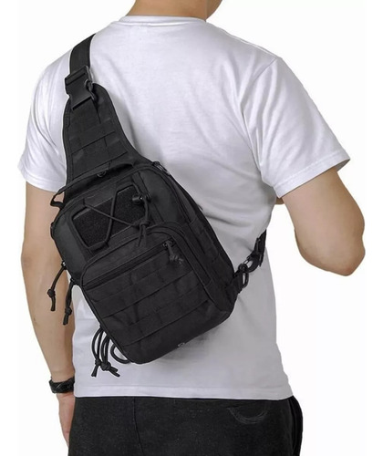 Mochila Táctica Multifunción 3 En 1 Antirrobo Bolsa De Pecho