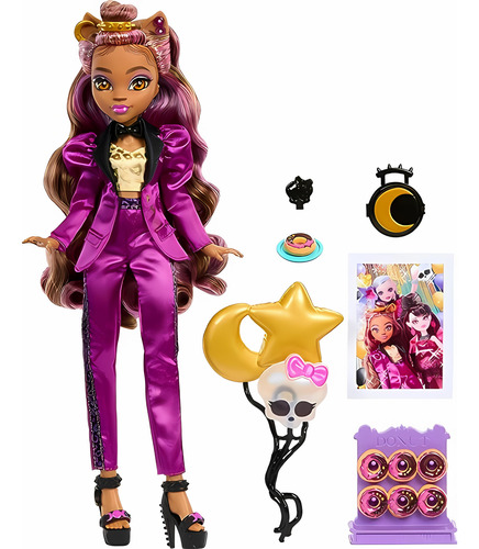 Monster High Muñeca Baile Monstruoso Clawdeen De Mattel