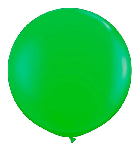 Big Balão 25 Polegadas Art-latex 1und Cor Verde Folha