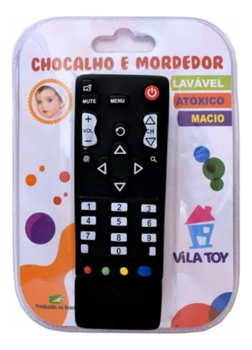 Mordedor Chocalho Controle Remoto P/ Bebê - Macio E Atóxico