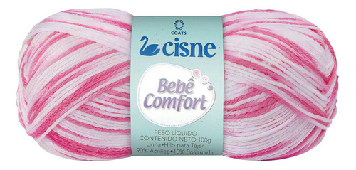 Lana de cisne Novelo Baby Comfort, 100 g, 330 m, Tex 290, supersuave, color 00013