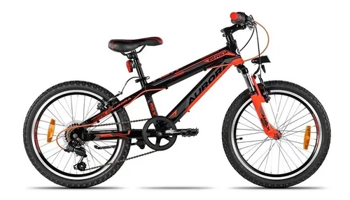 Bicicleta plegable Fire Bird R20 6v frenos a disco, cambio Shimano color  negro con pie de