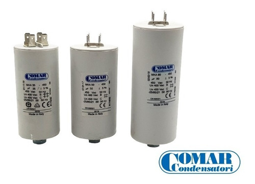 Condensador Permanente 6.3 Uf 450vac 50 Hz Hecho En Italia