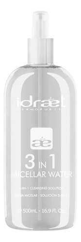 Idraet Desmaquillante Agua Micelar 3 En 1 Limpieza Profunda