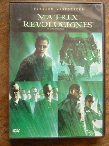 Matrix Revoluciones / Keanu Reeves Dvd 1 Y 4 Usado