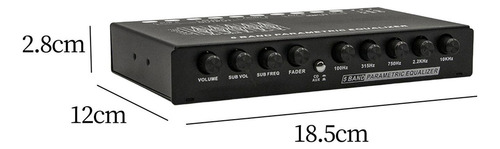 Ecualizador De Audio For Automóvil De 5 Bandas Con Estilo