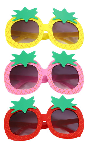 Novelty Party Sunglasses Pineapple Sunglasses Beach, 3 Unida