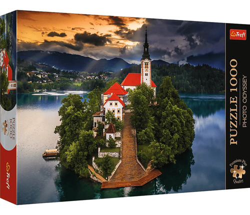 Rompecabeza Puzzle 1000 Pieza Trefl Lago Bled Slovenia 10797