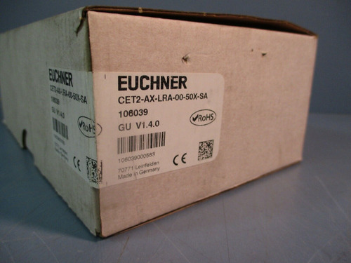 Euchner Safety Switch Cet2-ax-lra-00-50x-sa Factory Sealed