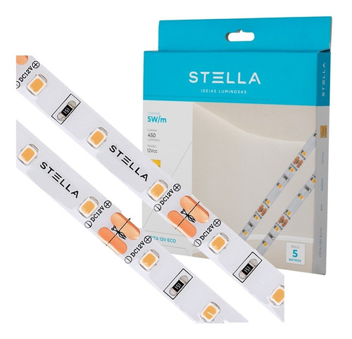 Stella Sth7804 27 LED 5 Branco Frio 6500k 5 Metros IP20