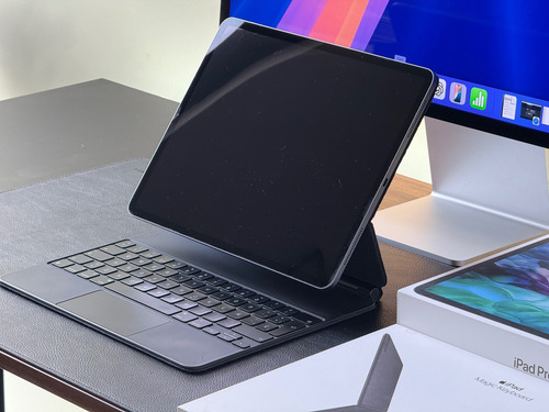 Apple Ipad Pro 4ta Gen 12.9 256gb + Magic Keyboard Gris Oscuro (Usado)